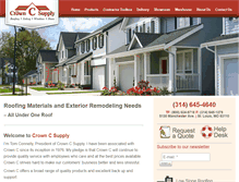 Tablet Screenshot of crowncsupply.com
